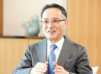 Masumi Kakinoki, President and CEO of Marubeni Corporation