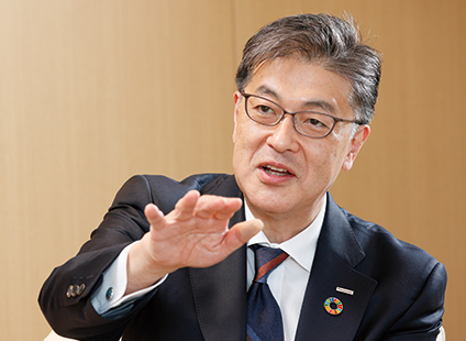 Yuki Kusumi, Representative Director, President, and Group Chief Executive Officer of Panasonic Holdings Corporation