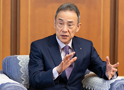Mr. Hidefumi Kobayashi, President, The 77 Bank, Ltd.